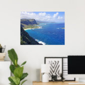 Makapuu Beach Poster (Thuiskantoor)