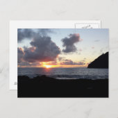 Makapuu Beach Sunrise Briefkaart (Voorkant / Achterkant)