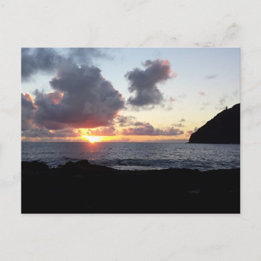 Makapuu Beach Sunrise Briefkaart (Voorkant)