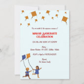Makar Sankranti Fête Invitation (Devant)