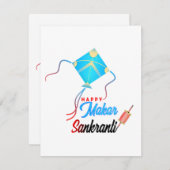 Makar Sankranti Informatiekaartje (Voorkant / Achterkant)