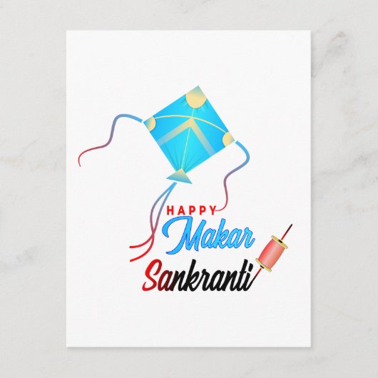 Makar Sankranti Informatiekaartje (Voorkant)