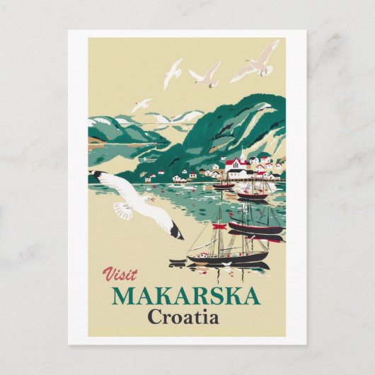 Makarska, Kroatië Briefkaart (Voorkant)