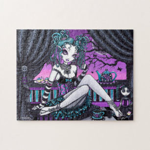 Makayla Couture Tea Party Gothic Fairy Puzzle Legpuzzel