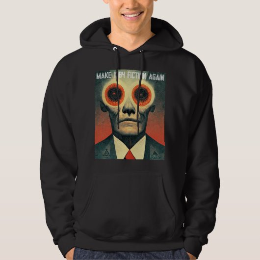 Make 1984 Fiction Again Pullover Hoodie (Devant)