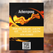 Make a First Impression: Achempong Gold Wave Busin Raamsticker (Vel 2)