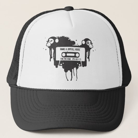 Make a joyful noise! trucker pet (Voorkant)