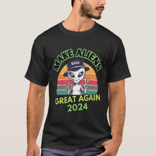 Make Aliens Great Again Grappige Mega Trump UFO 20 T-shirt