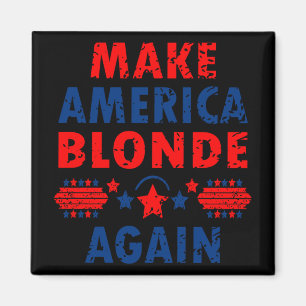 Make America Blonde Again Trump 2025 Grappig Sarca Magneet