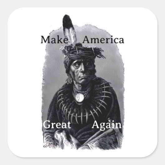 Make America Great Again Sticker (Voorkant)