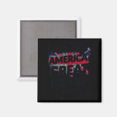 Make America Great Britain Again Shirt  Magneet (Voorkant / Achterkant)
