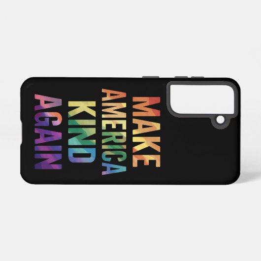 Make America Kind Again Regenboog LGBTQ Gay Samsung Galaxy Hoesje (Achterkant horizontaal)