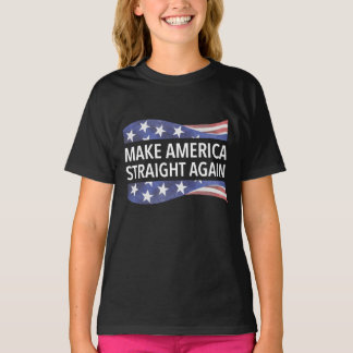 Make America Straight Again ontwerp T-shirt