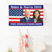 Make America Strong Again Biden en Harris 2020 Spandoek (Insitu)