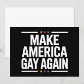 Make American Gay Again Funny Gay Pride Maand Kaart (Voorkant / Achterkant)