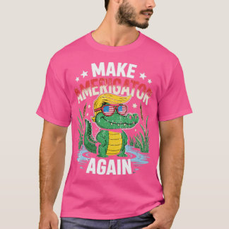 Make Amerigator Again (3) T-shirt