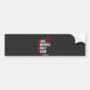 Make Amerika Goddelijk Again Trump Inauguratie Mag Bumpersticker