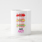 make art mug extra grote beker (Voorkant)