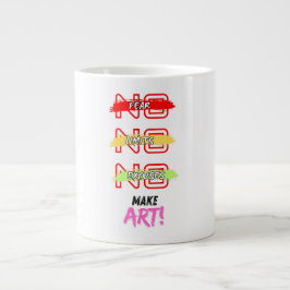 make art mug extra grote beker