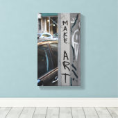 MAKE ART New York Graffiti Street Photography NYC Canvas Afdruk (Insitu (Houten vloer))