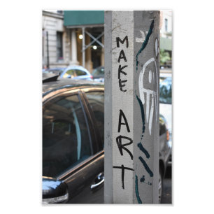 MAKE ART New York Graffiti Street Photography NYC Foto Afdruk