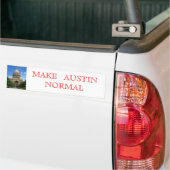 Make Austin Normal Bumpersticker (Op Truck)