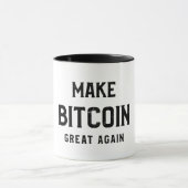 Make Bitcoin great again mug (Centre)