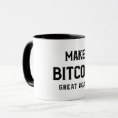 Make Bitcoin great again mug (Devant gauche)