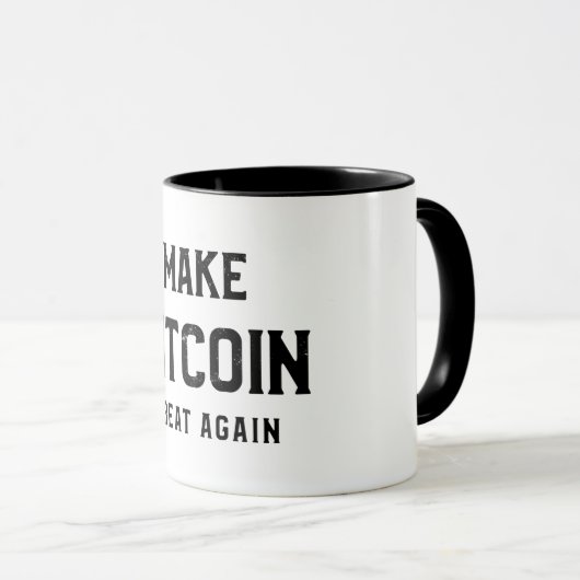 Make Bitcoin great again mug (Devant droit)