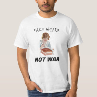 Make Brood Niet Oorlog verarmt rijkdom kost Retro T-shirt