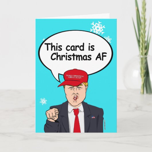 Make Christmas Great Again Card - Cette carte est (Devant)