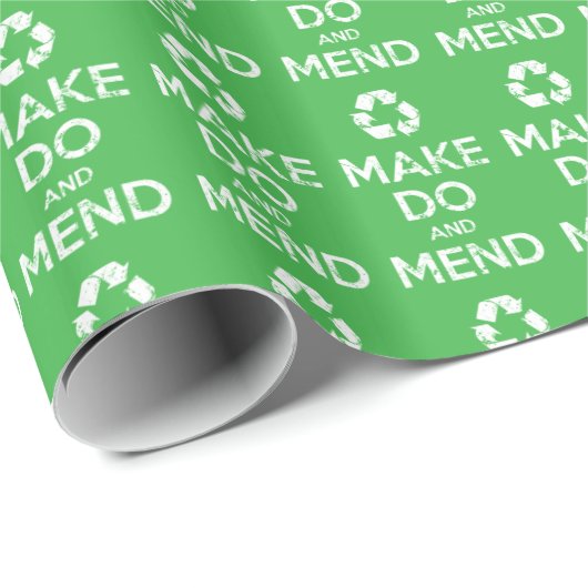 Make Do en Mend Cadeaupapier (Rol Hoek)