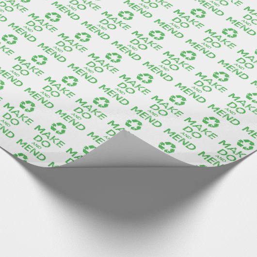 Make Do en Mend Cadeaupapier (Hoek)