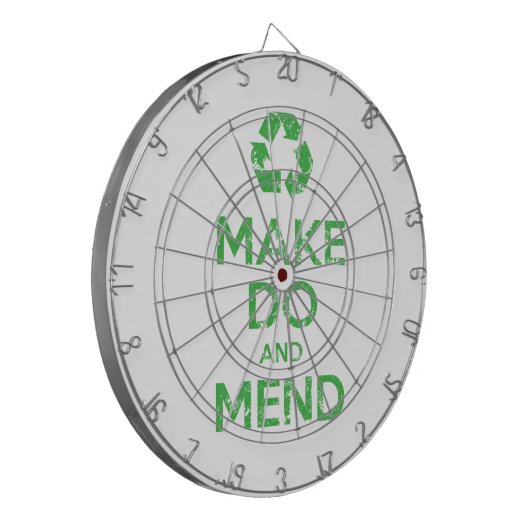 Make Do en Mend Dartbord (Voorkant Links)