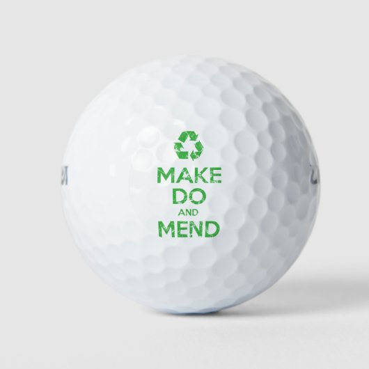 Make Do en Mend Golfballen (Voorkant)