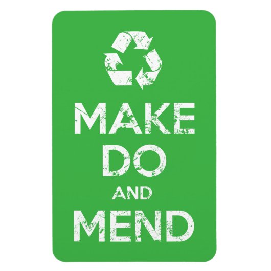 Make Do en Mend Magneet (Verticaal)