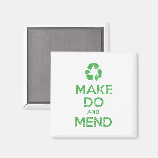 Make Do en Mend Magneet (Voorkant / Achterkant)