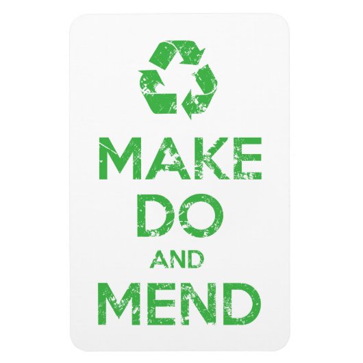 Make Do en Mend Magneet (Verticaal)
