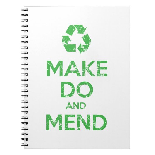 Make Do en Mend Notitieboek (Voorkant)