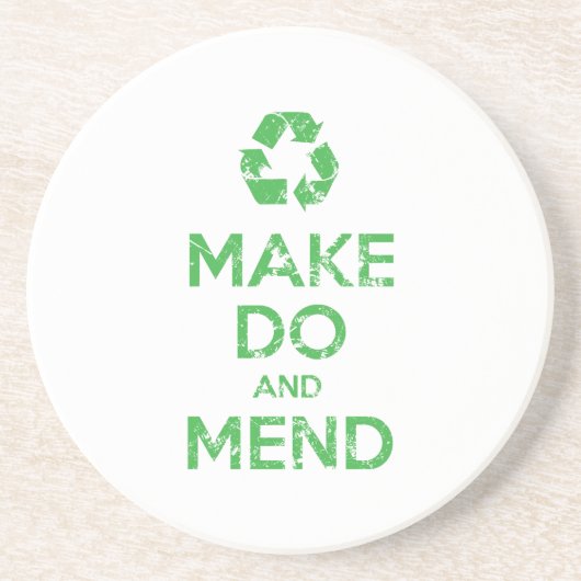 Make Do en Mend Zandsteen Onderzetter (Voorkant)