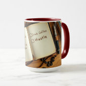 Make Dua, Drink Coffee, Hustle Islamic Productive Mok (Voorkant rechts)