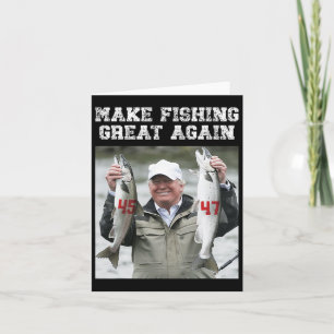 Make Fishing Great Again Trump 2024 Kaart