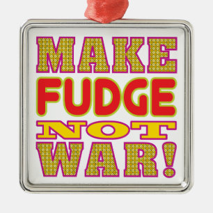 Make Fudge Metalen Ornament