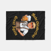 Make Great Again Grappig Trump Drink Bierprost Fleece Deken (Voorkant (Horizontaal))