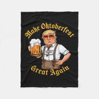 Make Great Again Grappig Trump Drink Bierprost Fleece Deken
