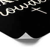 Make Heaven Crowded Christian Jesus Faith Fall Tha Poster (Hoek)