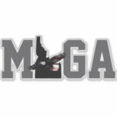 MAKE IDAHO GREAT AGAIN EAGLE FLAG - SPEEL OP MAGA STICKER (Voorkant)