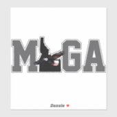 MAKE IDAHO GREAT AGAIN EAGLE FLAG - SPEEL OP MAGA STICKER (Vel)