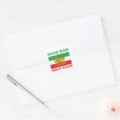 Make Iran Great Again Persian II Vierkante Sticker (Envelop)