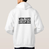 Make It Happen" Brushstroke Hoodie | Motivational (Achterkant)